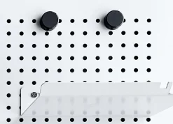 Tableau mémo perforé blanc l.40 x H.60 cm Ariane
