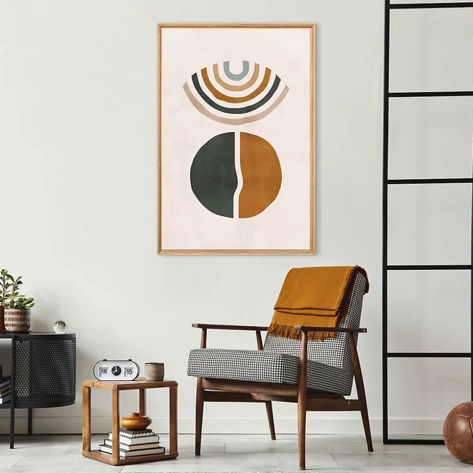 Tableau mural encadré arc en ciel 65x97 cm Fabriqué en France