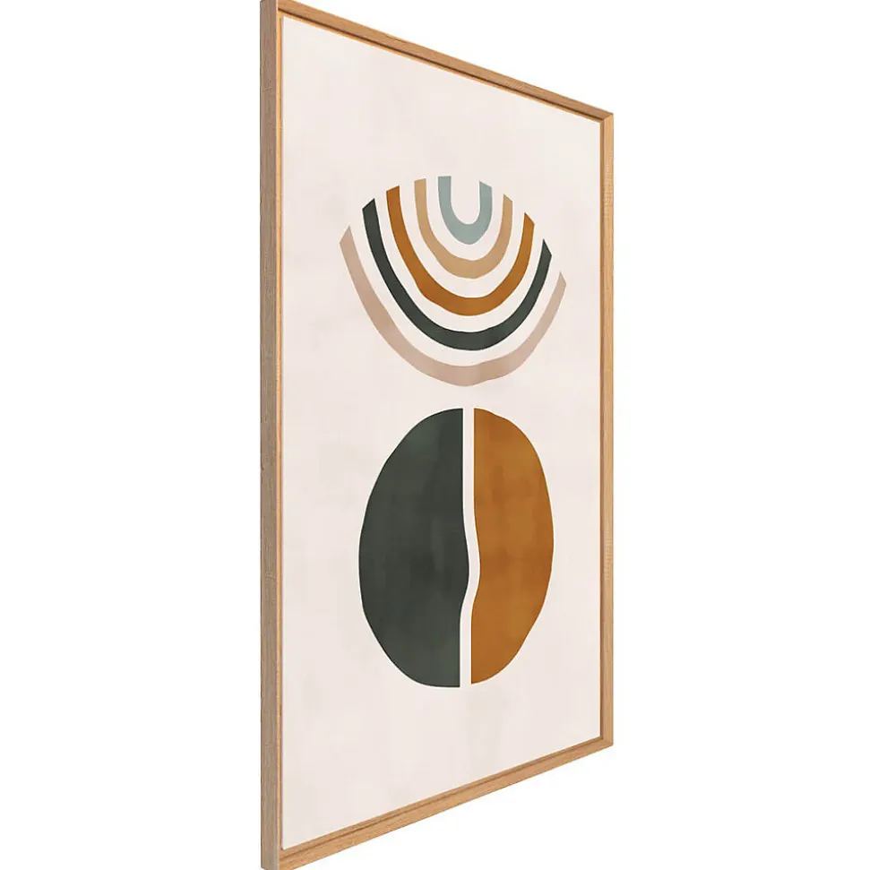 Tableau mural encadré arc en ciel 65x97 cm Fabriqué en France