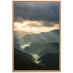 Tableau mural encadré vue de la nature 65x97 cm Fabriqué en France