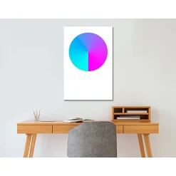 Tableau Neon Gradient (1 Part) Vertical 80x120 cm