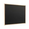 Tableau noir à craie 100x80 cm avec cadre en bois ECO