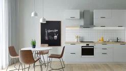 Tableau noir à craie 100x80 cm avec cadre en bois ECO