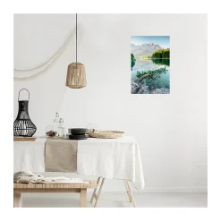 Tableau sur toile branche sur le lac 30x45 cm Fabriqué en France