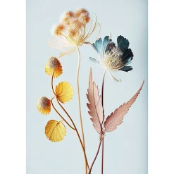 Tableau sur toile fleur colorée 30x45 cm Fabriqué en France