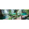 Tableau sur toile tropical 45x135 cm Fabriqué en France