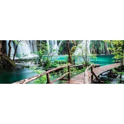 Tableau sur toile tropical 45x135 cm Fabriqué en France