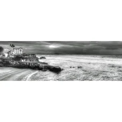 Tableau sur toile villa belza biarritz 30x97 cm Fabriqué en France