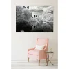 Tableau toile en kit CENTRAL PARK NB 180 x 130 cm - Toile textile sans PVC, Made in France par Scenolia