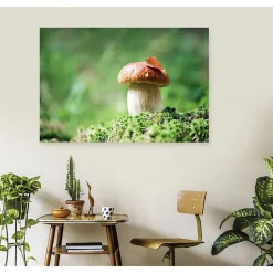 Tableau toile en kit CEPE OU BOLET 140 x 95 cm - Toile textile sans PVC, Made in France par Scenolia