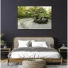 Tableau toile en kit CHANIWA 140 x 95 cm - Toile textile sans PVC, Made in France par Scenolia