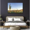 Tableau toile en kit DESERT DE SONORA 140 x 95 cm - Toile textile sans PVC, Made in France par Scenolia