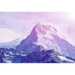 Tableau toile en kit HAUTE MONTAGNE 140 x 95 cm - Toile textile sans PVC, Made in France par Scenolia
