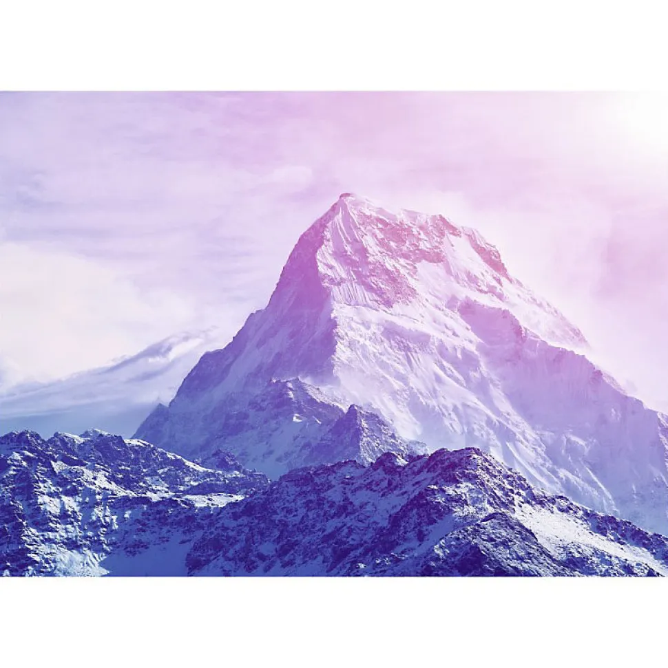 Tableau toile en kit HAUTE MONTAGNE 180 x 130 cm - Toile textile sans PVC, Made in France par Scenolia