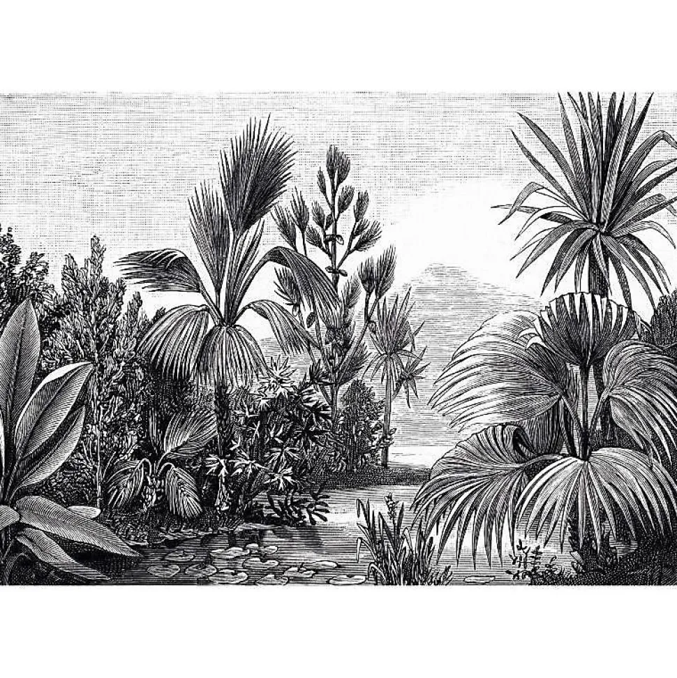 Tableau toile en kit LUXURIANCE 180 x 130 cm - Toile textile sans PVC, Made in France par Scenolia