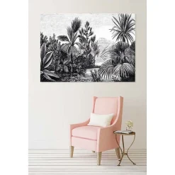 Tableau toile en kit LUXURIANCE 180 x 130 cm - Toile textile sans PVC, Made in France par Scenolia