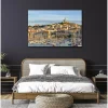 Tableau toile en kit MARSEILLE 140 x 95 cm - Toile textile sans PVC, Made in France par Scenolia