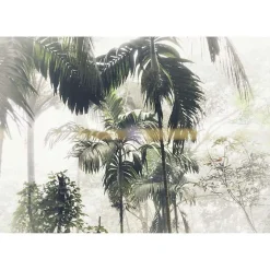 Tableau toile en kit PALM TREES 180 x 130 cm - Toile textile sans PVC, Made in France par Scenolia