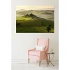 Tableau toile en kit SAN QUIRICO paysage campagne 180 x 130 cm - Toile textile sans PVC, Made in France par Scenolia