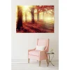 Tableau toile en kit SOLEIL D'AUTOMNE 180 x 130 cm - Toile textile sans PVC, Made in France par Scenolia