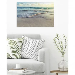 Tableau toile XXL en kit La Plage 90 x 60 cm - Toile textile sans PVC