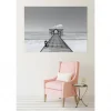 Tableau toile XXL en kit Bora Bora Nb 180 x 130 cm - Toile textile sans PVC