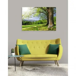 Tableau toile XXL en kit Oree Du Bois 130 x 90 cm - Toile textile sans PVC