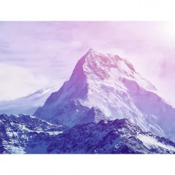Tableau toile XXL en kit Haute Montagne 180 x 130 cm - Toile textile sans PVC