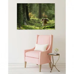 Tableau toile XXL en kit Champignon Des Bois 130 x 90 cm - Toile textile sans PVC