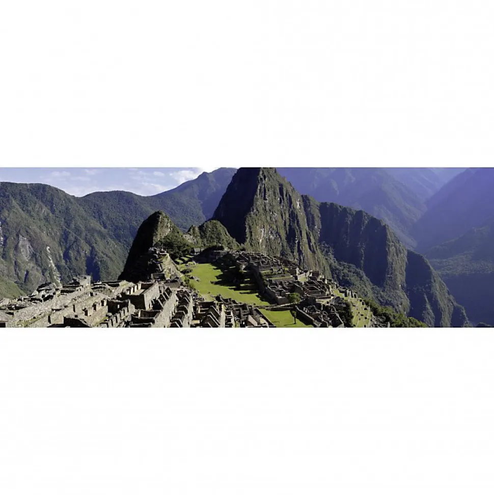 Tableau toile XXL en kit Machu Picchu 130 x 40 cm - Toile textile sans PVC