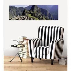 Tableau toile XXL en kit Machu Picchu 130 x 40 cm - Toile textile sans PVC
