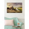 Tableau toile XXL en kit Stone Alone 90 x 60 cm - Toile textile sans PVC