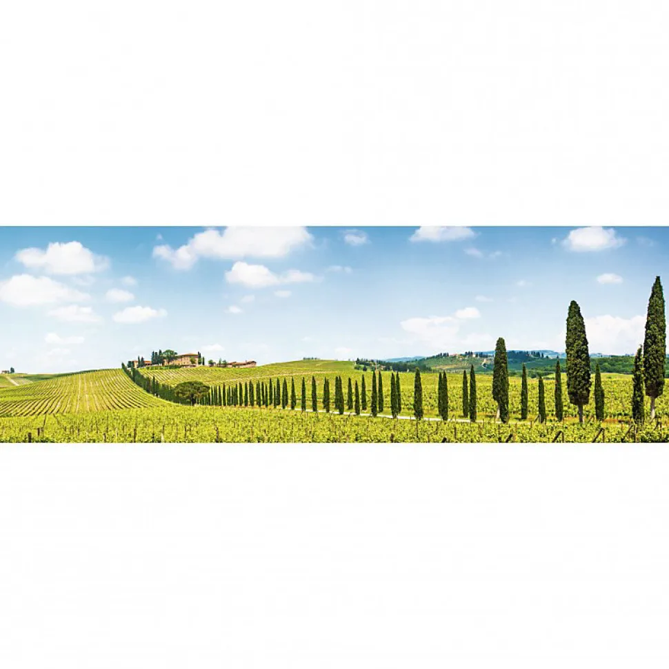 Tableau toile XXL en kit Toscane 130 x 40 cm - Toile textile sans PVC