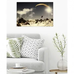 Tableau toile XXL en kit Parapente 90 x 60 cm - Toile textile sans PVC