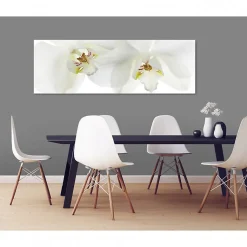 Tableau toile XXL en kit Orchidee 180 x 60 cm - Toile textile sans PVC