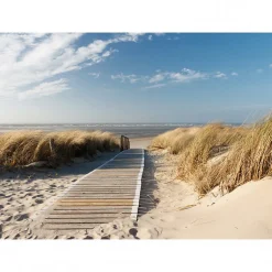 Tableau toile XXL en kit Chemin Des Dunes 180 x 130 cm - Toile textile sans PVC