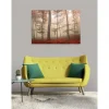 Tableau toile XXL en kit Forêt Pourpre 130 x 90 cm - Toile textile sans PVC