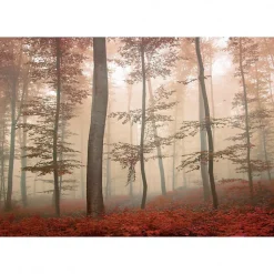 Tableau toile XXL en kit Forêt Pourpre 130 x 90 cm - Toile textile sans PVC