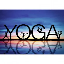 Tableau toile XXL en kit Yoga 90 x 60 cm - Toile textile sans PVC
