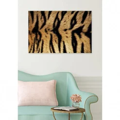 Tableau toile XXL en kit Tigre Du Bengale 90 x 60 cm - Toile textile sans PVC