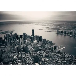Tableau toile XXL en kit Manhattan Downtown 90 x 60 cm - Toile textile sans PVC