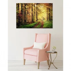Tableau toile XXL en kit Automnal 130 x 90 cm - Toile textile sans PVC