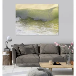 Tableau toile XXL en kit Mer De Jade 180 x 130 cm - Toile textile sans PVC