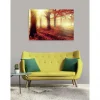Tableau toile XXL en kit Soleil D'Automne 130 x 90 cm - Toile textile sans PVC