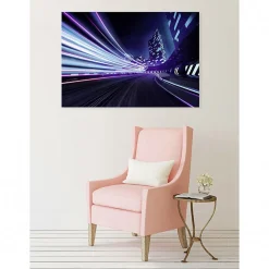Tableau toile XXL en kit Lazer Race 130 x 90 cm - Toile textile sans PVC