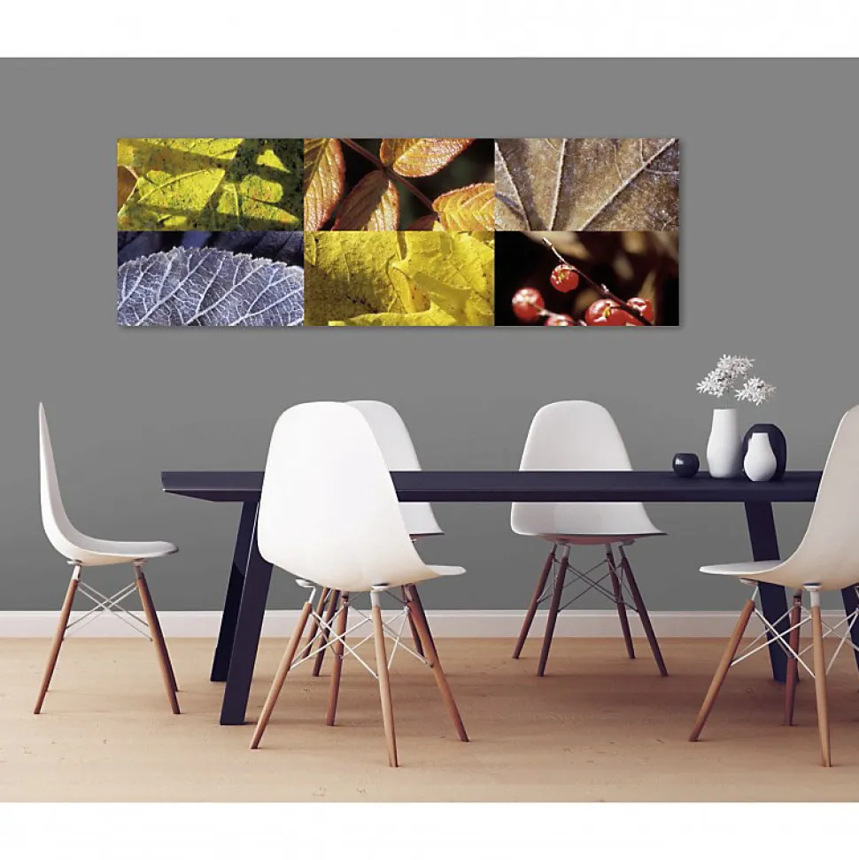 Tableau toile XXL en kit Automn 180 x 60 cm - Toile textile sans PVC