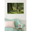 Tableau toile XXL en kit Champignon Des Bois 90 x 60 cm - Toile textile sans PVC