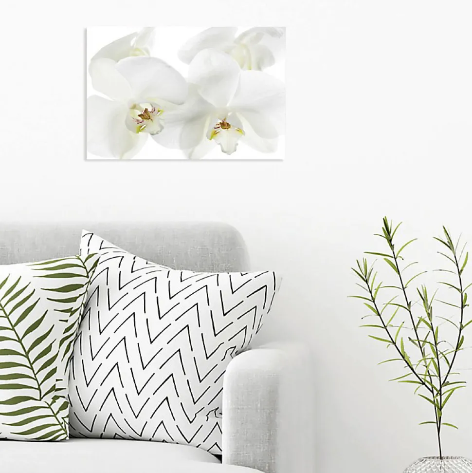Tableau toile XXL en kit Orchidee 60 x 40 cm - Toile textile sans PVC