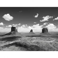 Tableau toile XXL en kit Monument Valley Nb 180 x 130 cm - Toile textile sans PVC