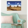 Tableau toile XXL en kit Monument Valley 60 x 40 cm - Toile textile sans PVC